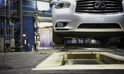 Infiniti JX backstage