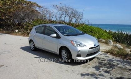 2012 Prius c front quarter view