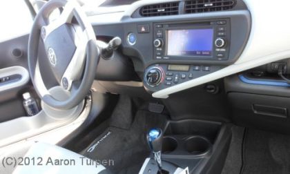 2012 Prius c instrument panel