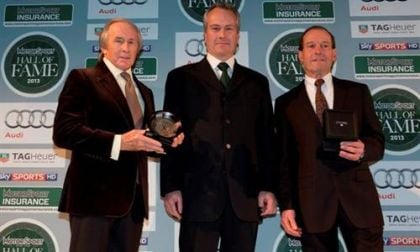 Sir Jackie Stewart, Clive Chapman and Jackie Oliver at Hall of Fame