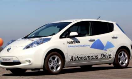 Nissan LEAF Autonomous Drive test vehicle