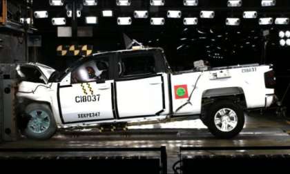 GMC truck crash test