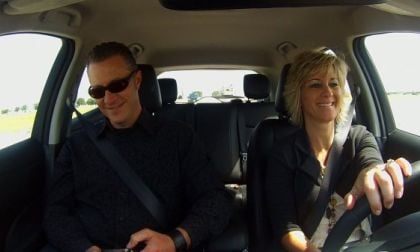 Todd and Lisa Bolt in their new LEAF