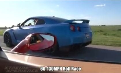 Ferrari vs GT-R faceoff
