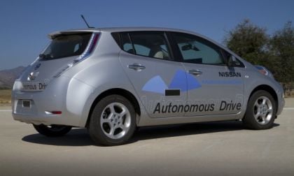 Nissan LEAF Autonomous Driving test vehicle
