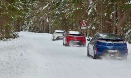 Opel Ampera in snow testing