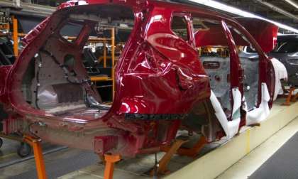 2014 Nissan Rogue on the assembly line in Smyrna, Tennessee