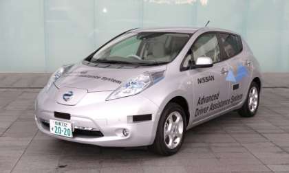 Self-driving Nissan LEAF