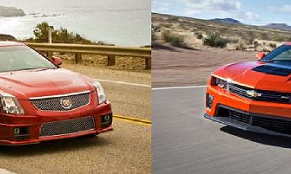 Cadillac CTS-V Wagon and Chevy Camaro ZL 1