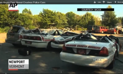 Police Cars Crushed