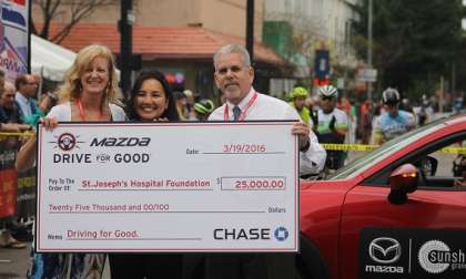 Mazda Drive For Good Brings Big Check to the Sunshine Grand Prix