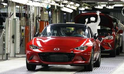 2016 Mazda Miata US production begins
