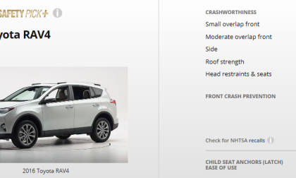 Toyota Tops In IIHS Safety Ratings