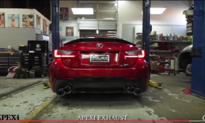 Owners modify Lexus RC F with exhaust and other parts.