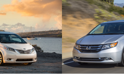 2016 Toyota Sienna vs. Honda Odyssey Minivan Comparison