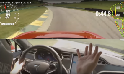 Tesla Model S Disappoints On Racetrack Video