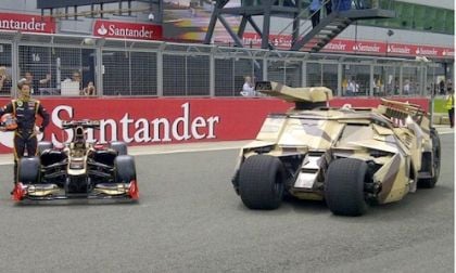 Lotus F1 and the Batmobile