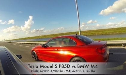 2015 BMW M4 Convertible, Tesla Model S P85D 