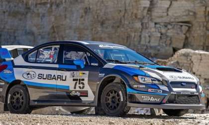 2015 Subaru WRX STI rally car