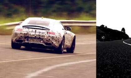 Ultimate top model 2015 Mercedes AMG GT Black Series seen pushing hard [video]