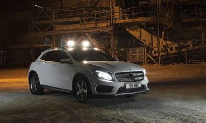 2015 Mercedes GLA-Class makes its UK debut in a very unusual place