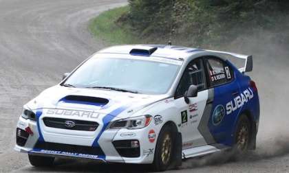 New 2015 Subaru WRX STI scores podium finish in first Rally race