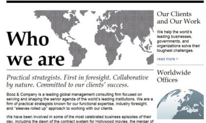 Booz & Company Website