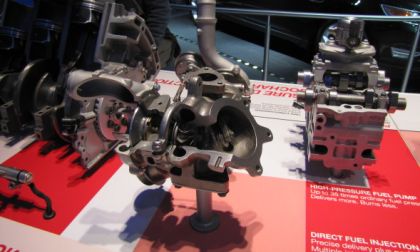 Ford turbo display at NAIAS in Detroit