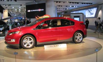 Chevy Volt shown at 2011 NAIAS in Detroit getting new safety protocols