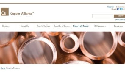 Copper Alliance website