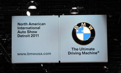 BMW signage at 2012 NAIAS