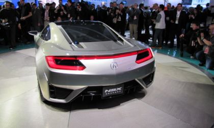 Rear View of Acura NSX Concept at NAIAS 2012