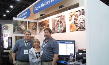 Display of Doyle Rotary Engine at SAE World Congress 2012