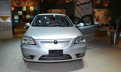 Front View of CODA Automotive EV