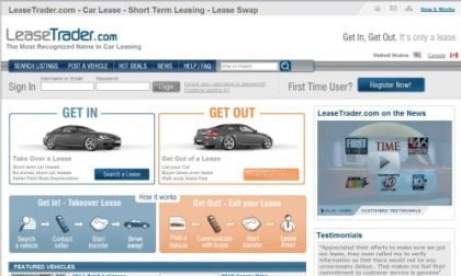 Leasetrader.com webpage