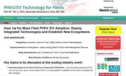 PHEV-EV Technology for Fleets USA 2011 coming to Detroit Nov. 30th - Dec1st