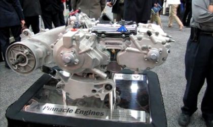 Pinnacle Engines display at SAE World Congress 2012 in Detroit
