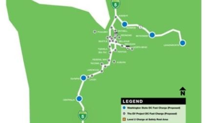 Washington State plan for its end of the West Coast Electric Highway