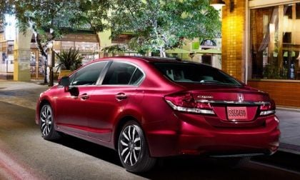 Red 2014 Civic Sedan