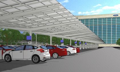 GM Ford Solar EV Charging