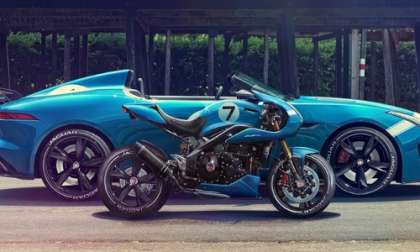Jaguar's Project 7 F-Type and Project 7MC Motorcycle