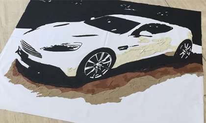 Aston Martin Vanquish Art Installation
