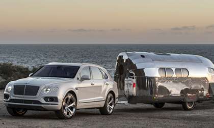 Bentley Bentayga Towing A Trailer