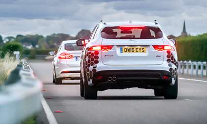 Jaguar Land Rover Electronic Emergency Brake Light Assist