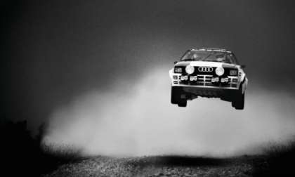 Taking off on an uphill, this Audi S1 carries on a four-year tradition of  Audi competition in the FIA World Rallycross championship series.