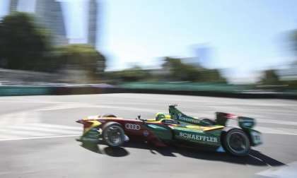 Lucas di Grassi, fighting understeer and dropping to fifth overall position in this weekend's Formula E brawl in Buenos Aires, battled back to finish third.