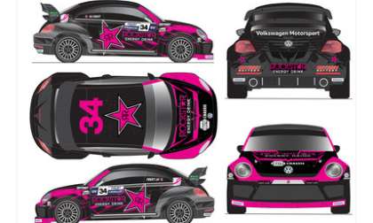 Pick Your View of Tanner Fousts No. 34 Rockstar Pink VW