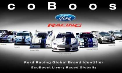 Ford Racing's global identifier. Image courtesy of Ford Motor Co. 