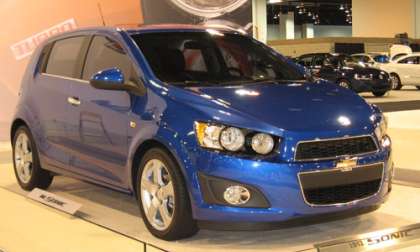 The 2012 Chevy Sonic sold 3X more than the Aveo. Photo by Don Bain