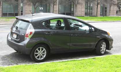 The 2012 Prius c in a pre-production model. Photo by Don Bain